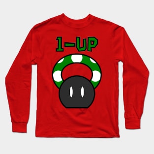 1-Up Mushroom Kettle Bell Long Sleeve T-Shirt